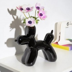 Vase Bobby noir