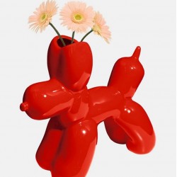 Vase Bobby rouge