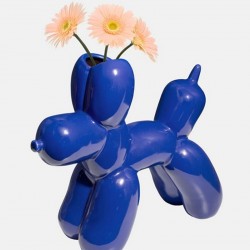 Vase Bobby bleu